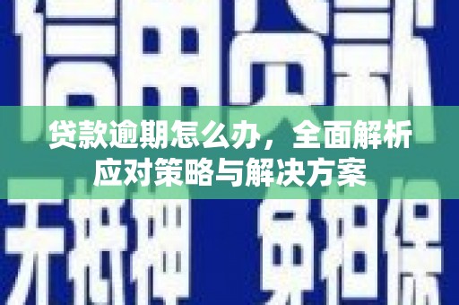 芜湖贷款逾期怎么办，全面解析应对策略与解决方案
